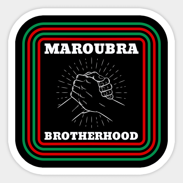 MAROUBRA - BROTHERHOOD Sticker by SERENDIPITEE